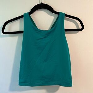 Athleta Teal Crop Top